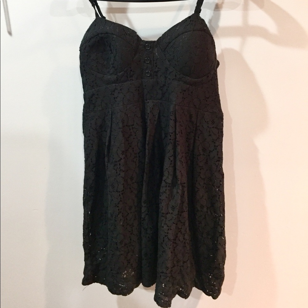 Lacey Black Summer Dress